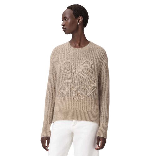 AllSaints Chain Embroidered Jumper